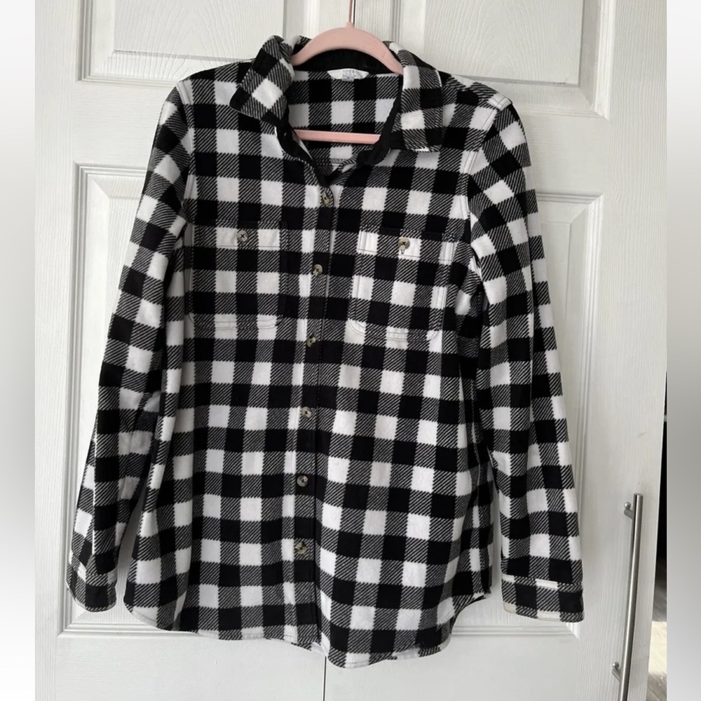 Time And Tru Shacket Shirt Jacket Size L 12/14